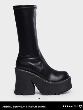 dELiA's by Dolls Kill Animal Behavior Stretch Boots